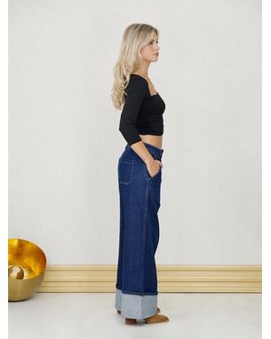 Mariquita Trasquilá Jeans Recto Selvedge - Blu