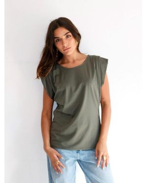 Mariquita Trasquilá T-Shirt Básica Botones - Vert