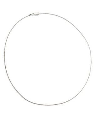Marshalls Sterling Rope Chain Necklace For - White