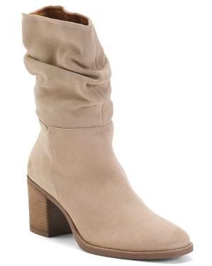 Marshalls Suede Bitsie Ruched Boots For - Natural
