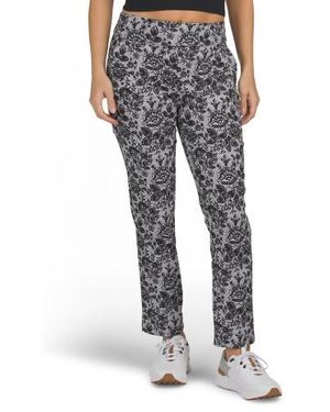 Marshalls Printed Ankle Length Pants For - Black