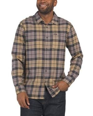 Marshalls Caden Plaid Long Sleeve Shirt For - Gray