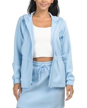 Marshalls Upf 50 Plus Cloud Jersey Robyn Peplum Jacket For - Blue