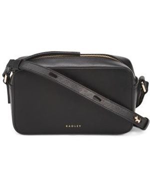Marshalls Leather Beech Row Mini Zip Around Crossbody For - Black