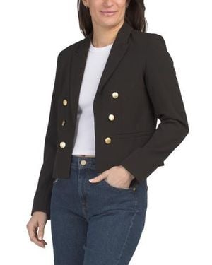 Marshalls Cropped Fully Lined Nolita Blazer For - Black