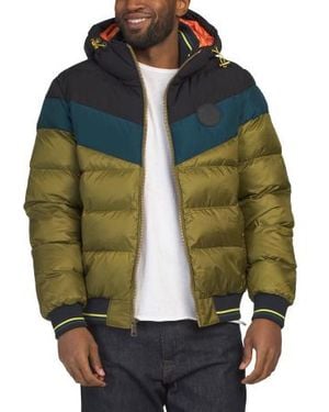Marshalls Kilyo Lightweight Padded Jacket With Contrast Details For - Green
