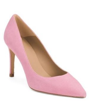 Marshalls Suede Floret Pointy Court Heels For - Pink