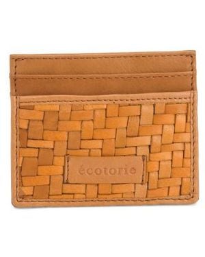 Marshalls Leather Denton Card Holder For - Orange