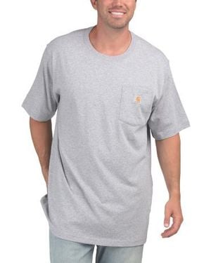 Marshalls Dearborn Relaxed Fit Pocket T-Shirt For - Gray