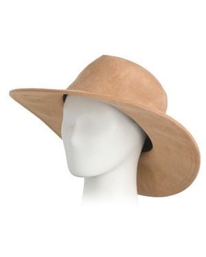 Marshalls Cut And Sew Faux Suede Fedora For - White