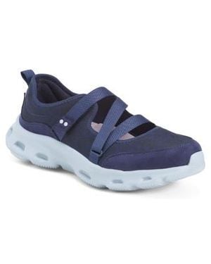 Marshalls Activfoam Mary Jane Walking Sneakers For - Blue