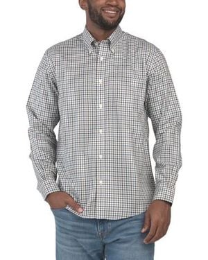 Marshalls Non Iron Twill Woven Shirt For - Gray