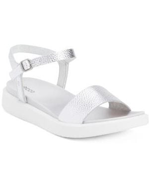 Marshalls Leather Flowt Comfort Sandals For - White
