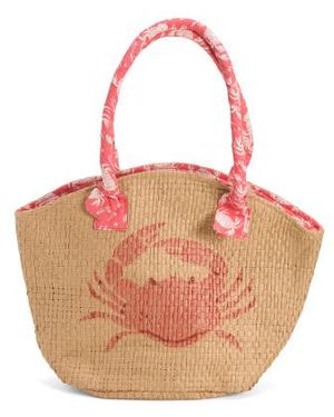 Marshalls Tote With Scarf Handles For - Pink