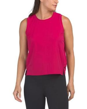 Marshalls Jersey Tricot Workout Tank Top For - Red