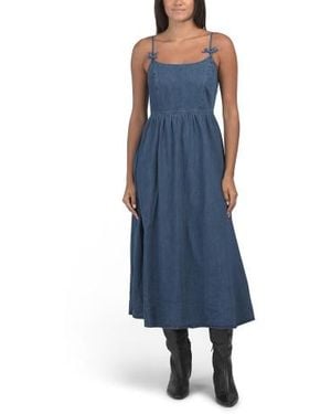 Marshalls Bow Detail Midi Dress For - Blue