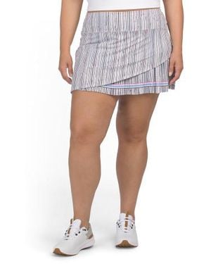 Marshalls Upf 50 Peek A Boo Pleated Mini Skirt For - White