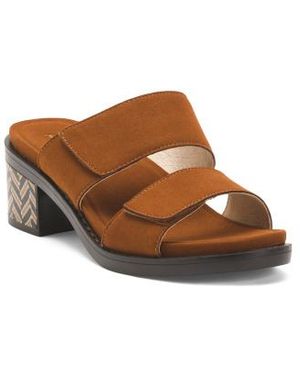 Marshalls Tia Comfort Block Heel Sandal For - Brown