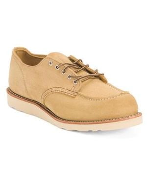 Marshalls Suede Shop Oxford Moccasins For - Natural