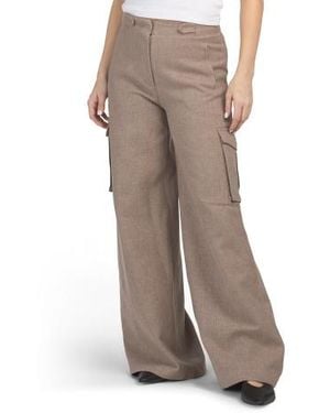Marshalls Linen Blend Bernee Cargo Pants For - Brown