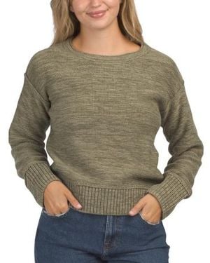 Marshalls Long Sleeve Solid Crew Neck Sweater For - Gray