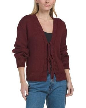 Marshalls Bow Front Cardigan For - Red