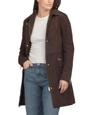 Marshalls Suede Evie Jacket For - Brown