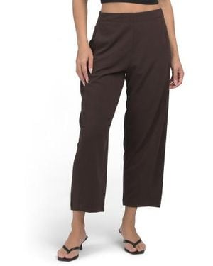 Marshalls Knit Twill Barrel Leg Pants For - Black