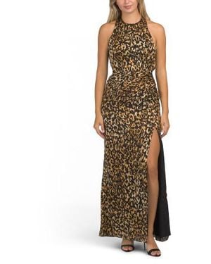 Marshalls Nilla Animal Printed Gown For - Metallic