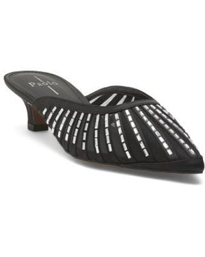 Marshalls Inka Heeled Mules For - Black