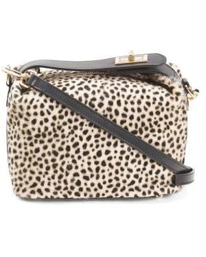Marshalls Leather Mini Folded Satchel For - White