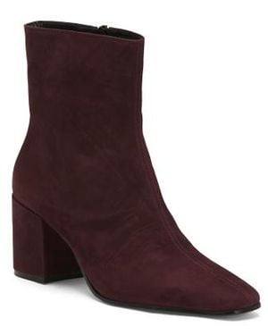 Marshalls Suede Heel Booties For - Brown