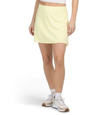 Marshalls Upf 50 Varsity Mini Skort For - Yellow