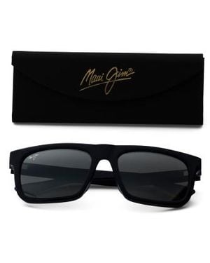 Marshalls 56Mm Square Designer Sunglasses - Black