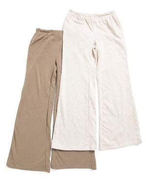 Marshalls 2Pk Wide Leg Sweatpants For - Natural