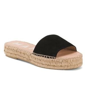 Marshalls Suede Espadrille Sandals For - Brown