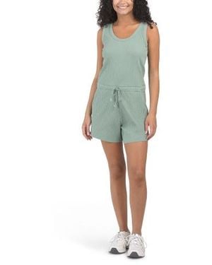 Marshalls Recycled Lounge Ribbed Romper For - Blue