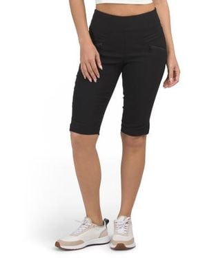 Marshalls Tummy Control Fab Fit Shorts For - Black