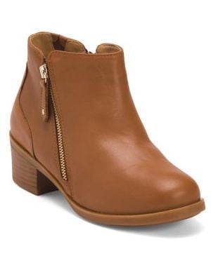 Marshalls Leather Dixon Booties For - Brown