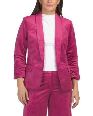 Marshalls Front Hook Blazer For - Red