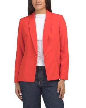 Marshalls Single Button Fully Lined Nolita Blazer For - Red