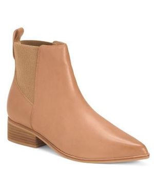 Marshalls Leather Nina Booties For - Brown