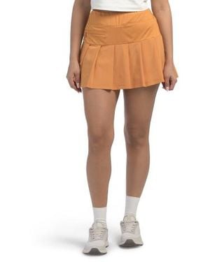 Marshalls Upf 50 Zippy Pleated Mini Skort For - Natural