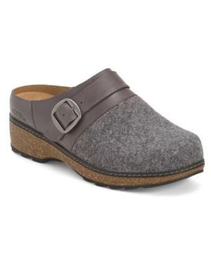 Marshalls Kulla2 Clogs With Leather Panels For - Gray