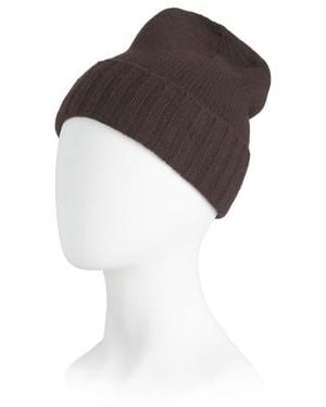 Marshalls Cashmere Beanie For - White
