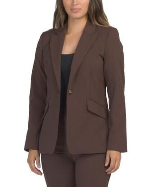 Marshalls One Button Blazer For - Brown