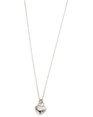 Marshalls Sterling Petite Heart Pendant Necklace For - White