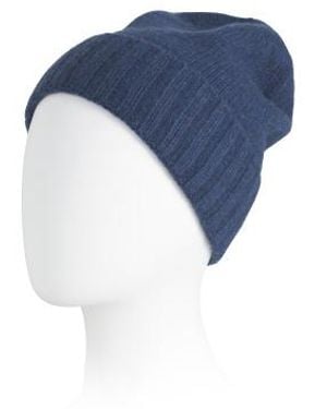Marshalls Cashmere Beanie For - Blue