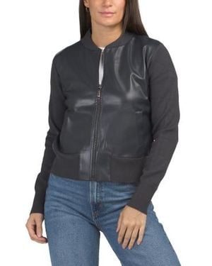 Marshalls Zip Front Bomber Jacket For - Gray
