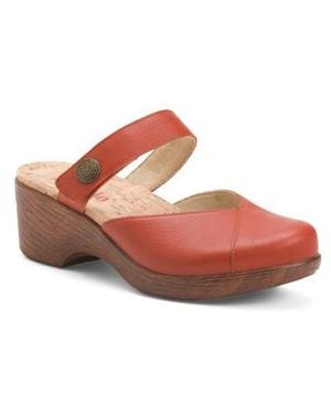 Marshalls Leather Sydni Comfort Heels For - Pink